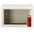 Seif standard cu cheie, 200x310x200 mm, Otel, Bej Household NewTrend