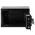Seif electronic standard cu cifru si cheie, 200x310x200 mm, Otel, Negru Household NewTrend