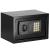 Seif electronic standard cu cifru si cheie, 200x310x200 mm, Otel, Negru Household NewTrend