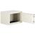 Seif electronic standard cu cifru si cheie, 200x300x200 mm, Otel, Bej Household NewTrend