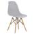 Scaun dining Scandinav pentru bucatarie, 38x42x82cm, gri Household NewTrend