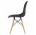 Scaun dining Scandinav pentru bucatarie, 38x42x82cm, negru Household NewTrend
