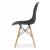 Scaun dining Scandinav pentru bucatarie, 38x42x82cm, negru Household NewTrend