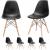 Scaun dining Scandinav pentru bucatarie, 38x42x82cm, negru Household NewTrend