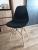 Scaun dining Scandinav pentru bucatarie, 38x42x82cm, negru Household NewTrend
