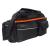 Geanta portbagaj bicicleta, 3 compartimente si 5 buzunare laterale, 45x20x22cm, negru cu elemente reflectorizante portocalii Household NewTrend