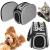 Cusca transport animale pliabila, 43x30x32 cm, maxim 6kg, gri Household NewTrend