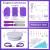 Set patiserie cu platou rotativ, 137 piese cu sabloane pentru ornarea prajiturilor Household NewTrend