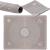 Plansa din silicon alimentar de framantat aluat, rezistenta la temperaturi ridicate, 50x40cm, gri Household NewTrend