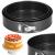 Set 3 forme de copt, 27, 25 si 23 cm, cu fund detasabil, gri Household NewTrend