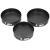 Set 3 forme de copt, 27, 25 si 23 cm, cu fund detasabil, gri Household NewTrend