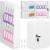 Cutie metalica din otel pentru 48 chei, echipata, 25x20x7.5cm, alba Household NewTrend