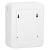 Cutie metalica din otel pentru 48 chei, echipata, 25x20x7.5cm, alba Household NewTrend