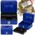 Caseta pentru bani tip cutie de valori, compartimentanta, cu cheie, metal, 12.5x9.5x6.5cm, albastru Household NewTrend