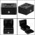 Caseta pentru bani tip cutie de valori, compartimentanta, cu cheie, metal, 15x12x8cm, negru Household NewTrend
