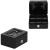 Caseta pentru bani tip cutie de valori, compartimentanta, cu cheie, metal, 15x12x8cm, negru Household NewTrend