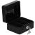 Caseta pentru bani tip cutie de valori, compartimentanta, cu cheie, metal, 15x12x8cm, negru Household NewTrend