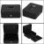Caseta pentru bani tip cutie de valori, compartimentanta, cu cheie, metal, 30x24x9cm, negru Household NewTrend