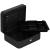 Caseta pentru bani tip cutie de valori, compartimentanta, cu cheie, metal, 30x24x9cm, negru Household NewTrend