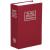 Caseta de valori, cutie metalica cu cheie, portabila, tip carte, Dictionar, maro, 18×11.5×5.5 cm Household NewTrend