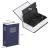Caseta de valori, cutie metalica cu cheie, portabila, tip carte, Dictionar, albastru, 18x11.5x5.5 cm Household NewTrend