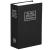 Caseta de valori, cutie metalica cu cheie, portabila, tip carte, Dictionar, negru, 24x15.5x5.5 cm Household NewTrend