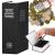 Caseta de valori, cutie metalica cu cheie, portabila, tip carte, Dictionar, negru, 24x15.5x5.5 cm Household NewTrend