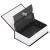 Caseta de valori, cutie metalica cu cheie, portabila, tip carte, Dictionar, negru, 24x15.5x5.5 cm Household NewTrend