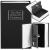 Caseta de valori, cutie metalica cu cheie, portabila, tip carte, Dictionar, negru, 24x15.5x5.5 cm Household NewTrend