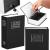 Caseta de valori, cutie metalica cu cheie, portabila, tip carte, Dictionar, negru, 24x15.5x5.5 cm Household NewTrend