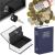 Caseta de valori, cutie metalica cu cheie, portabila, tip carte, Dictionar, albastru, 26x20.5x6.5 cm Household NewTrend