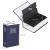Caseta de valori, cutie metalica cu cheie, portabila, tip carte, Dictionar, albastru, 26x20.5x6.5 cm Household NewTrend