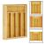 Organizator tacamuri si ustensile bucatarie, bambus, extensibil 28-45x33x5cm Household NewTrend