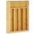 Organizator tacamuri si ustensile bucatarie, bambus, extensibil 28-45x33x5cm Household NewTrend