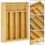 Organizator tacamuri si ustensile bucatarie, bambus, extensibil 28-45x33x5cm Household NewTrend