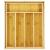 Organizator tacamuri si ustensile bucatarie, bambus, extensibil 28-45x33x5cm Household NewTrend