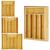 Organizator tacamuri si ustensile bucatarie, bambus, extensibil 28-45x33x5cm Household NewTrend