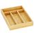 Organizator tacamuri si ustensile bucatarie, bambus, 25x34x4.5cm Household NewTrend