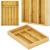 Organizator tacamuri si ustensile bucatarie, bambus, 25x34x4.5cm Household NewTrend