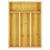 Organizator tacamuri si ustensile bucatarie, bambus, 25x34x4.5cm Household NewTrend