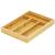 Organizator tacamuri si ustensile bucatarie, bambus, 25x34x4.5cm Household NewTrend