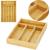 Organizator tacamuri si ustensile bucatarie, bambus, 25x34x4.5cm Household NewTrend