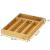 Organizator tacamuri si ustensile bucatarie, bambus, 25x35x5cm Household NewTrend