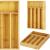 Organizator tacamuri si ustensile bucatarie, bambus, 25x35x5cm Household NewTrend