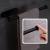 Suport hartie igienica din otel, prindere fara gaurire, 33.5cm, negru Household NewTrend