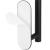Suport hartie igienica din otel, prindere fara gaurire, 33.5cm, negru Household NewTrend