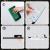 Suport hartie igienica din otel, prindere fara gaurire, 33.5cm, negru Household NewTrend