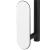 Suport hartie igienica din otel, prindere fara gaurire, 33.5cm, negru Household NewTrend
