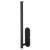 Suport hartie igienica din otel, prindere fara gaurire, 33.5cm, negru Household NewTrend