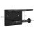 Suport hartie igienica din otel cu raft depozitare, prindere fara gaurire, 14cm, negru Household NewTrend